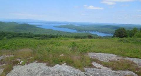 view at the top of Morse Mountain
