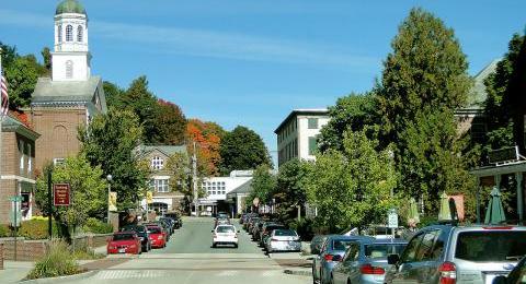 downtown Peterborough, NH