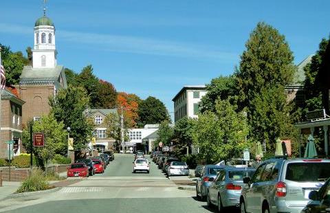 downtown Peterborough, NH