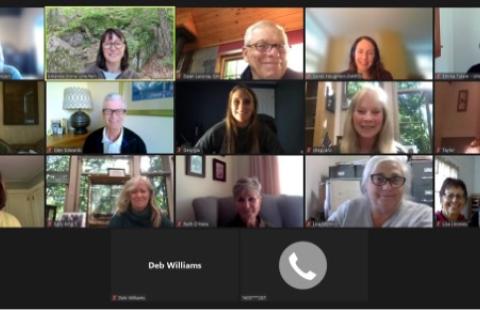 2022 TAFW Community Conservation Cohort Participants on Zoom